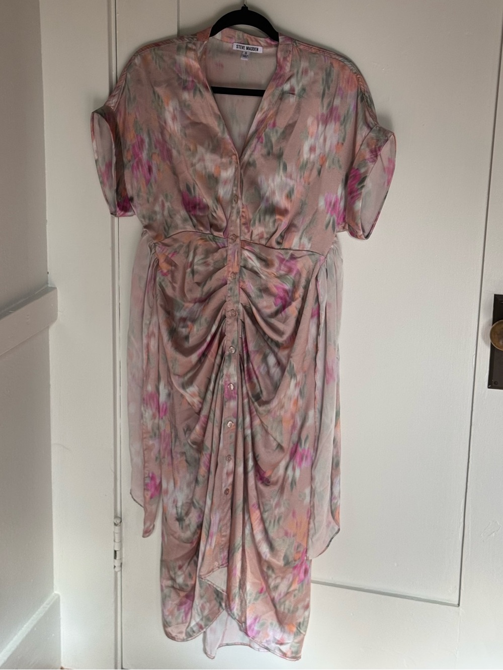 Steve Madden Tony Satin Shirtdress